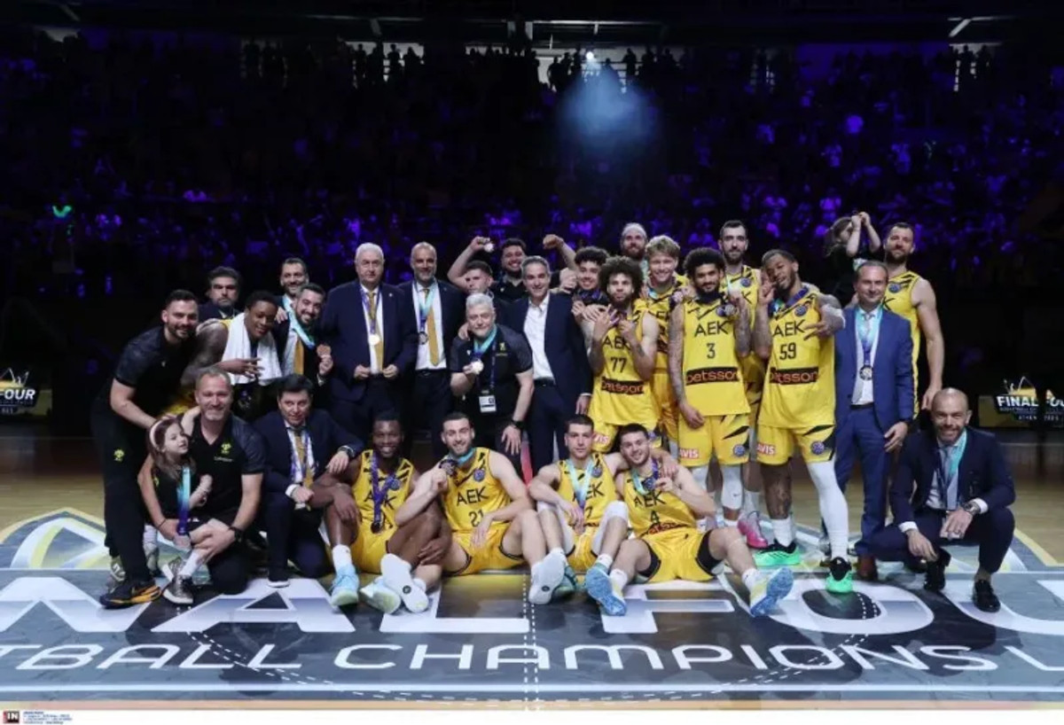 ΑΕΚ: Η απονομή των μεταλλίων για την τρίτη θέση στο BCL (gallery)