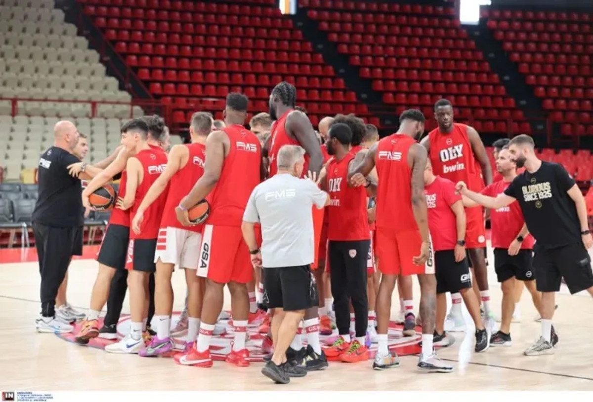 Ολυμπιακός: Με αρκετά νέα πρόσωπα η "πρώτη" στο ΣΕΦ (gallery)