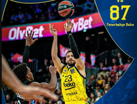 Η Φενέρμπαχτσε πήρε 30 επιθετικά ριμπάουντ και πέρασε με 87-83 από το Παρίσι! (vid)