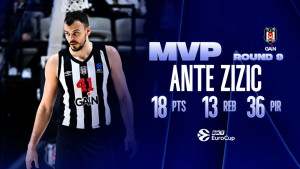 MVP αγωνιστικής στο EuroCup ο Ζίζιτς με την εμφάνισή του απέναντι στον Πανιώνιο